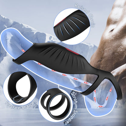 SemenSentry - Vibrating 2 IN 1 Cock Ring