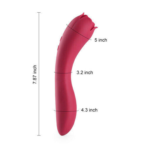 Rose Licking Clit G-spot Vibrator