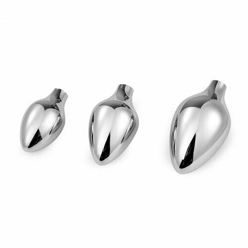 Silver Bullet - 3PCS Anal Plug with Cock Ring