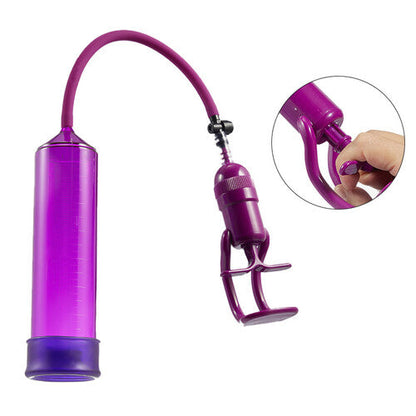 Purple Penis Enlargement Pump with Trigger Purple Chamber Tight Seal