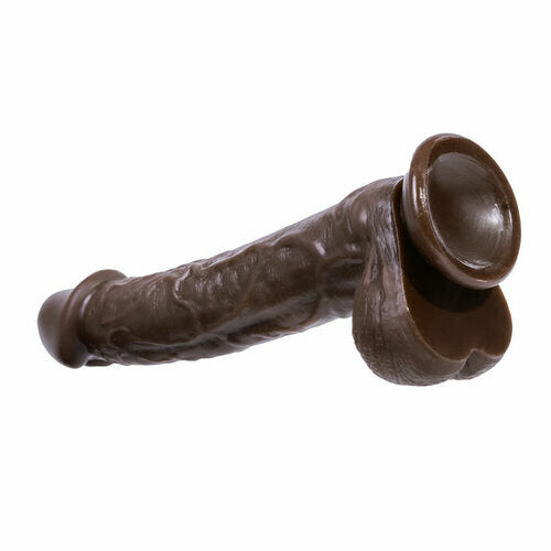 Long Size Brown Life-like Dildo