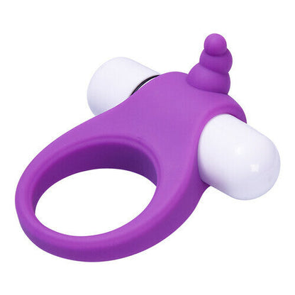 Ron Portable Power Vibrating Elastic Cock Ring for Couple Play