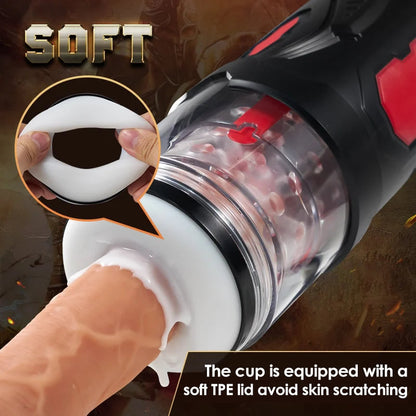 Thrusting Rotating Masturbation Cup