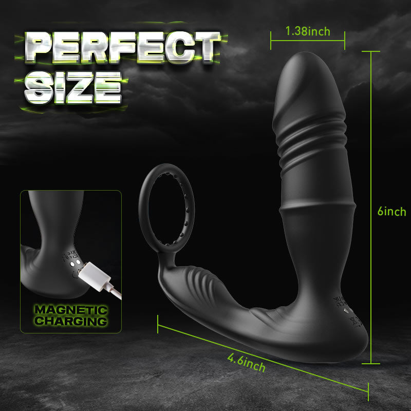 Telescopic Vibration Prostate Massager