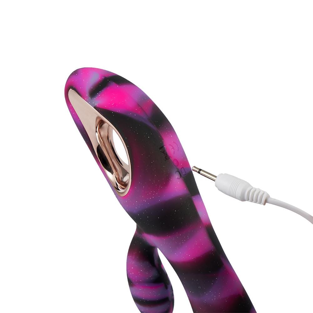 Aurora - Rabbit Vibrator with O Ring Handle