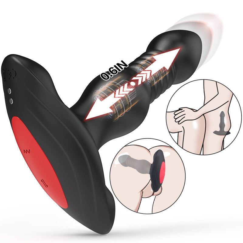 Thrusting App Control Prostate Massager