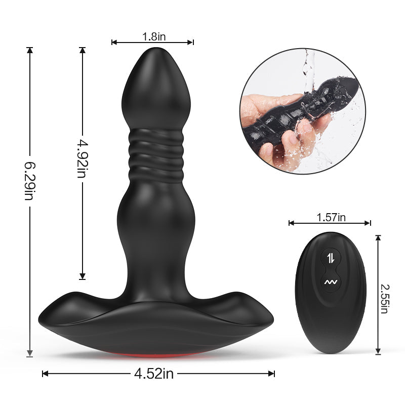 Thrusting App Control Prostate Massager