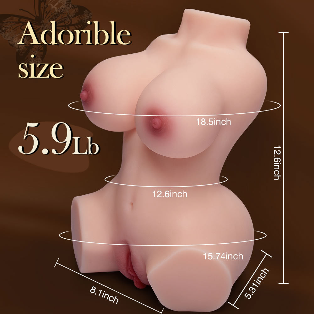 5.9 lbs Handhold Love Doll with Boobs Anus Pussy