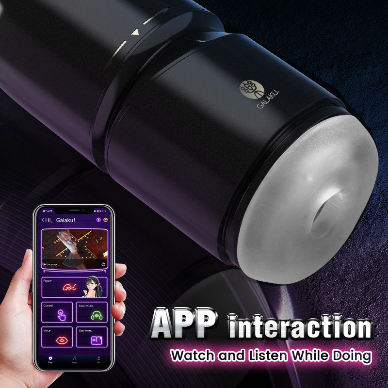 GALAKU - Suction App Controll Masturbation Cup