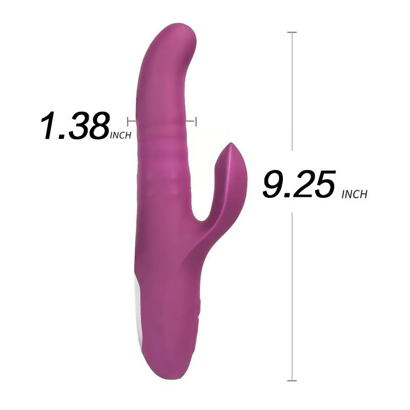 2-Motor Purple Telescopic Bead Vibrator