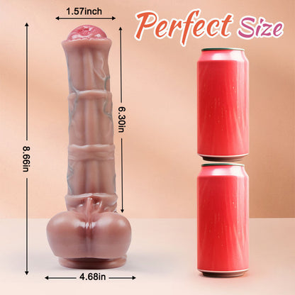 Telescopic Swing  Dildo 7.75 Inch